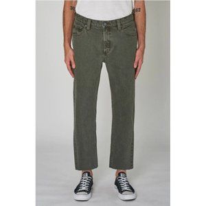 NEW Rolla's Relaxo Chop Jeans 32 Relaxed Grey/Green